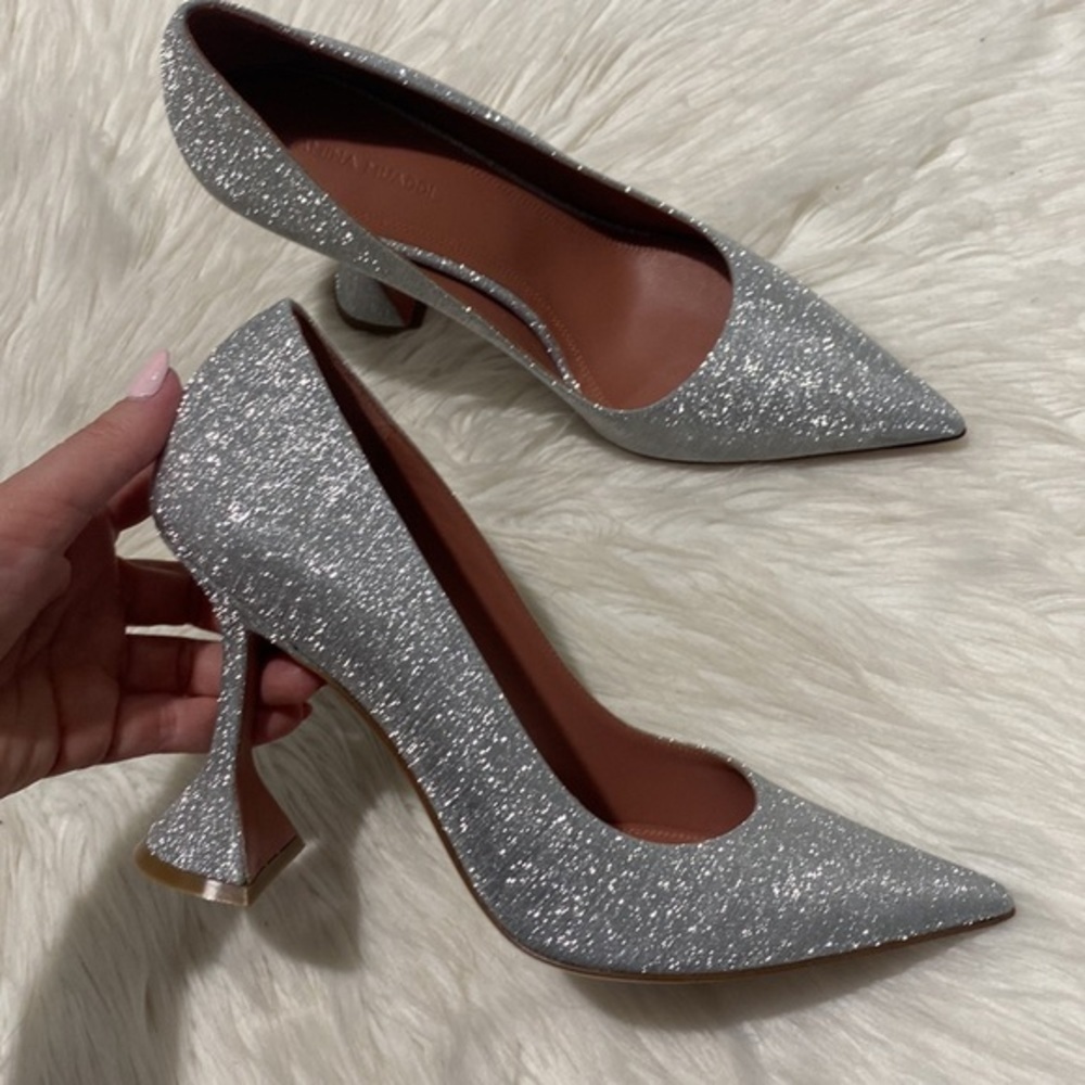 New Amina Muaddi Ami pointed toe pump size 38.5EU‎ - Picture 12 of 13